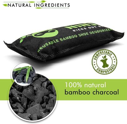 Deodorante per scarpe a carbone attivo di bambù Eliminatore di odori naturale e sostenibile
