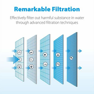 LT1000PC ADQ747935 MDJ64844601 sostituzione del filtro dell'acqua del frigorifero certificato NSF